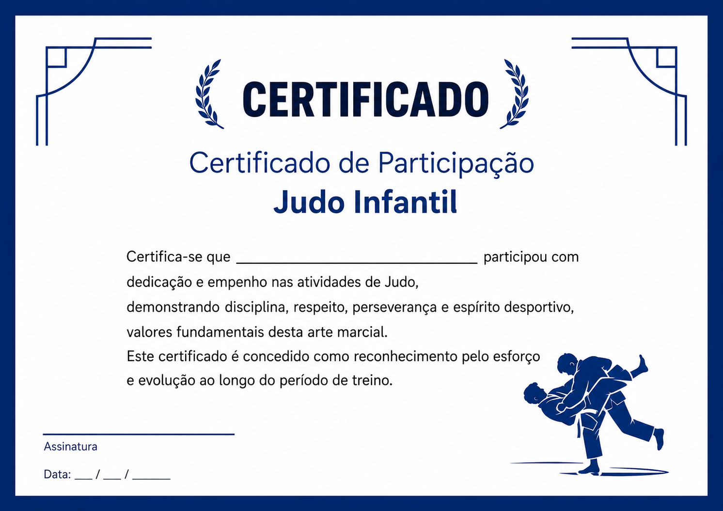Certificados de Judô
